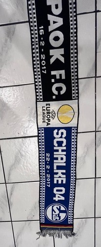 Sciarpa tifoso schalke paok - sciarpa,