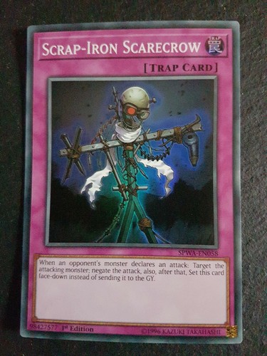Scrap iron scarecrow - -,
