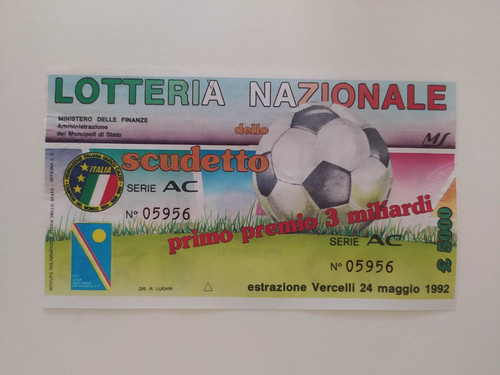 Biglietto lotteria - biglietto,