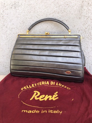 Borsa pelle vintage - in,