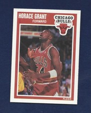 CENTERED 1989 FLEER #20 HORACE GRANT BULLS LAST DANCE RAZOR SHARP .99 SHIP (C)