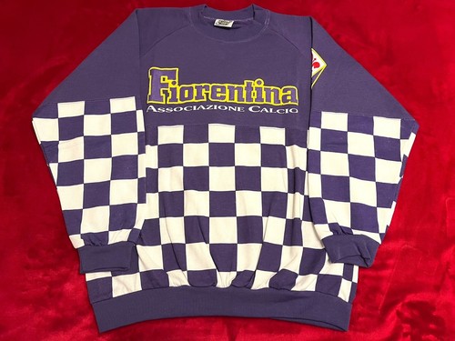 Felpa vintage acf fiorentina - felpa,
