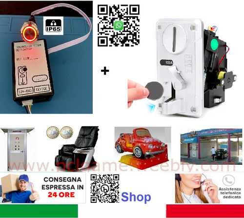 Kit gettoniera modulo timer - kit, +