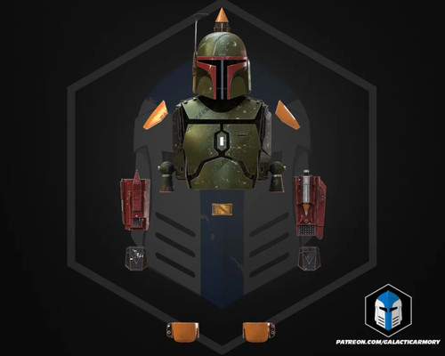 Boba fett armure - star, |