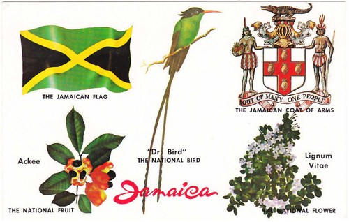 Jamaica bandiera stemma - -,