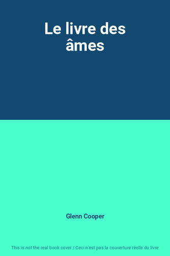 Livre des âmes - livre, glenn