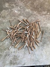 Lotto Fuselli da Tombolo in Legno per Cucito Ricamo Cantù Pizzo Intaglio Vintage