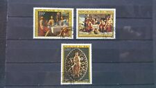 MALI 1975 ARTE QUADRI DIVERSI 3 Val. Cat.M.473-475