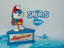 Puffi Puffo Babbo Natale 20124 Schönwald Piedistallo Pejo© 1980 SchleichⓈ