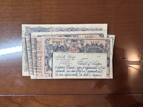 Biglietto pubblicitario sapone - biglietto,