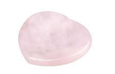 Cuore in Quarzo Rosa Naturale