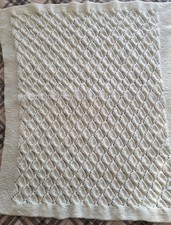 Copertina panna di misto lana