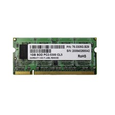 APACER DDR2 1GB PC2 667MHZ SODIMM MEMORIA BANCO MODULO RAM 76.0305G.B29