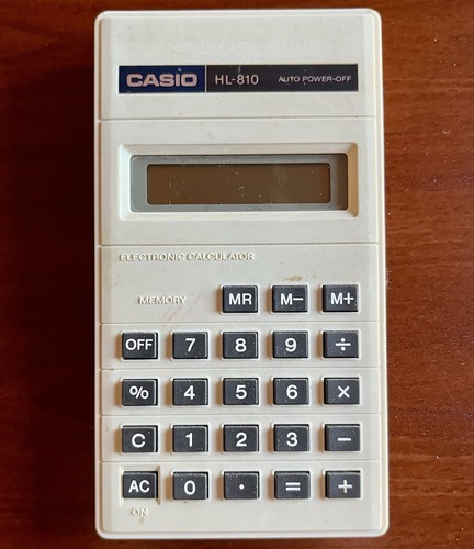 Calcolatrice vintage casio - calcolatrice,