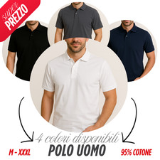 Polo T-shirt Uomo Manica Corta