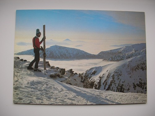 Skier skiing the - skier, scottish