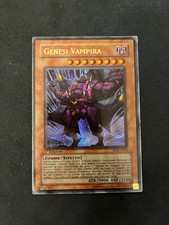 YU GI OH CARTA GENESI VAMPIRA ULTRA RARA SD2-IT001 1EDZ COLLEZIONE VINTAGE OLD