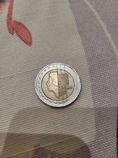 Moneta 2 Euro Rara Del 2000 Versione Beatrix Koningin Der Nederlanden 