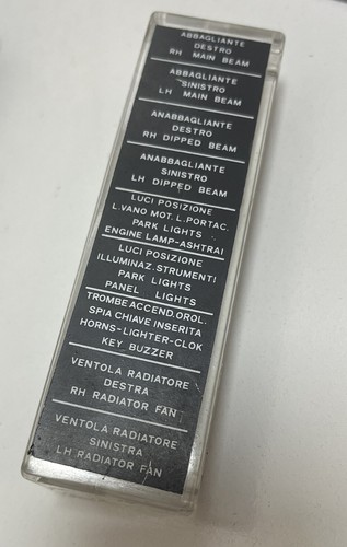 Ferrari 208 308 fuse - ferrari,
