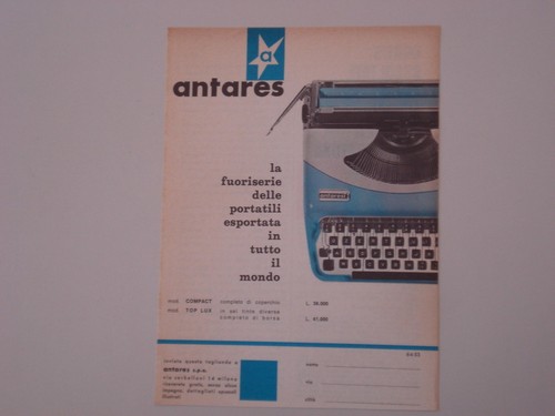 Advertising pubblicità 1964 - pubblicità,