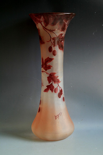 Antico vaso vetro acidato - antico,