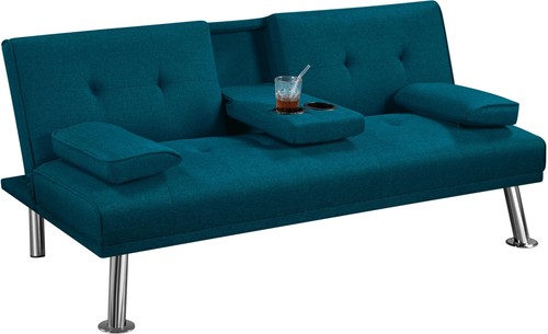 Divano letto con braccioli - letto,