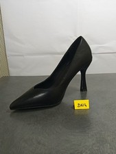 decollete donna in pelle nera