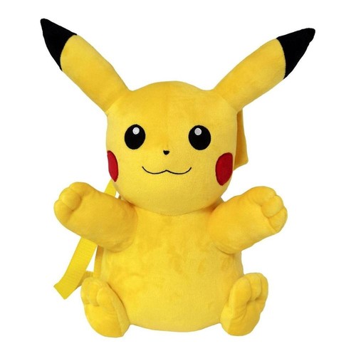 Peluche zainetto pikachu - peluche,