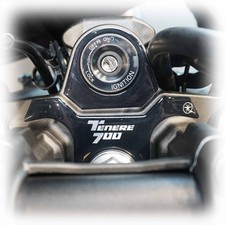 Adesivo 3D Protezione Piastra Sterzo compatibile con Yamaha Tenere 700 2019-2025