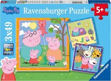 Peppa Pig Puzzle 3 x 49 Pezzi