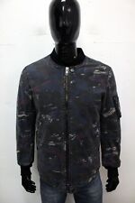 Diesel Bomber Giubbino Uomo Taglia M Giubbotto Multicolore Coat Jacket Logo Man