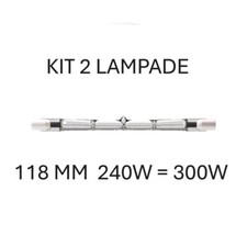 Kit 2 Lampade Alogena Lineare