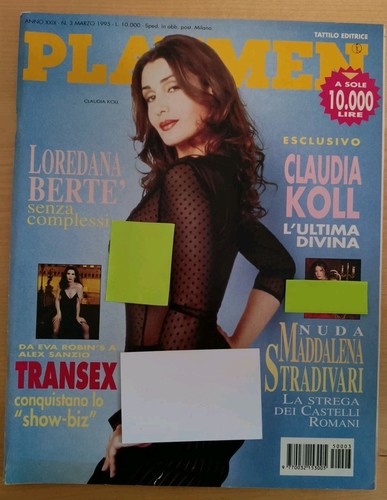 Playmen marzo 1995 claudia - playmen,