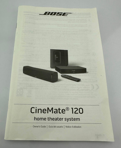 Bose cinemate 120 sistema - bose, home