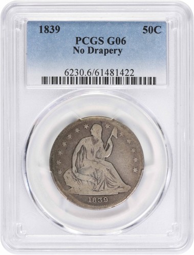 Mezzo dollaro 1839 - , liberty