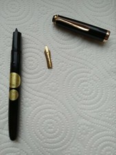 STILOGRAFICA PENNA  REFORM NERA NUOVA CON PENNINO IN ORO 14K.585