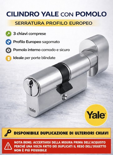 Cilindro yale profilato - cilindro,