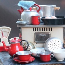 Antica bambola forno stufa