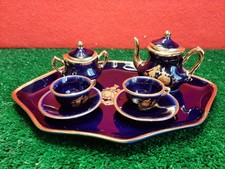 LIMOGES - SERVIZIO IN PORCELLANA DA THE  IN MINIATURA