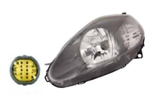 Faro sinistro con motorino - h4,