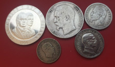 LOTTO ARGENTO 5 FRANCHI + 2