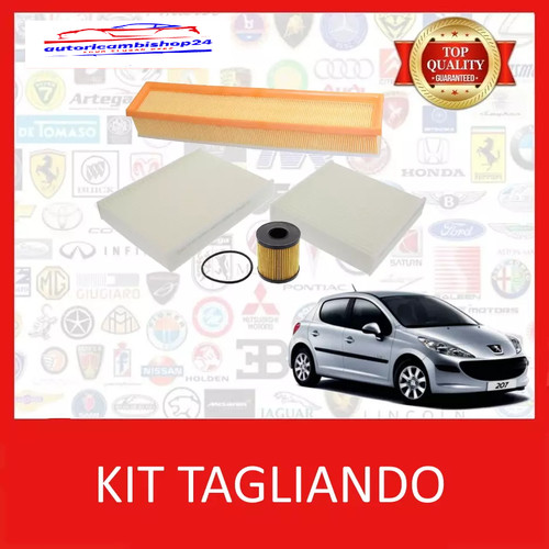 Kit tagliando filtri peugeot - 3,