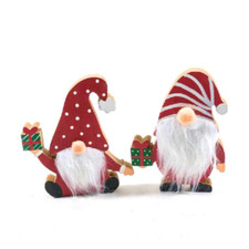 BABBO NATALE GNOMO IN LEGNO