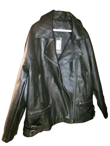 Giacca biker oversize - , donna