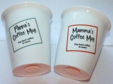 Set tazze caffè Mamma Pappa -