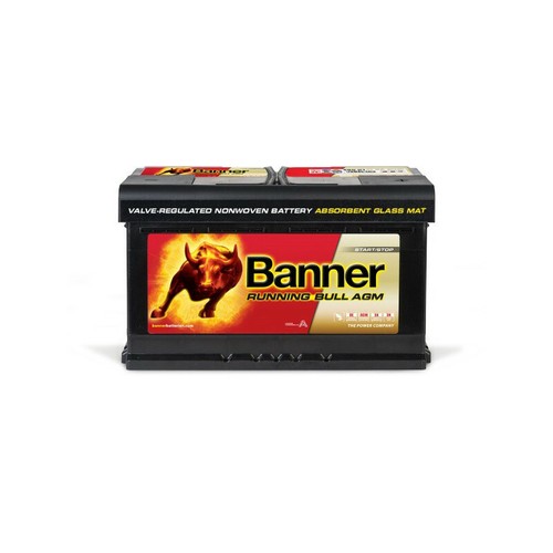 Batterie banner running - running, bull