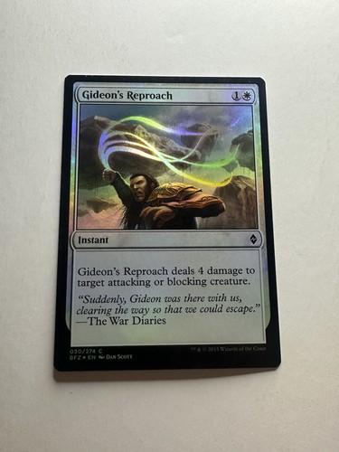 Gideon reproach battaglia - reproach,