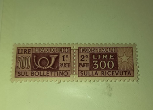 300 lire pacchi postali - , ruota