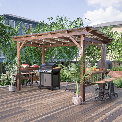 5 wooden pergola - 6.5',