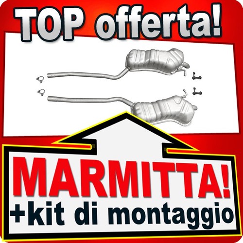 Silenziatore posteriore per - posteriore, vw